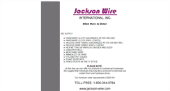 Desktop Screenshot of jackson-wire.com